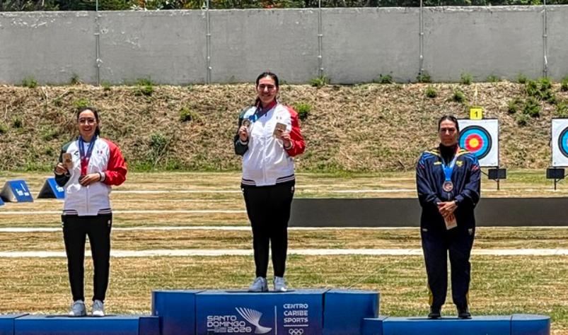 México domina el recurvo y conquista tres oros en tiro con arco en Santo Domingo 2026