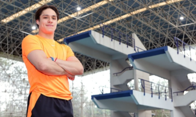 Osmar Olvera afina su preparación rumbo a Santo Domingo 2026 en la Copa México de Clavados