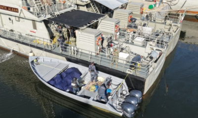 Secretaría de Marina asegura más de 1.5 toneladas de presunta cocaína frente a las costas de Chiapas