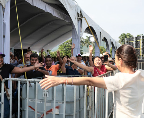 Sheinbaum entrega Pensiones Mujeres Bienestar y anuncia obras de agua para Guerrero