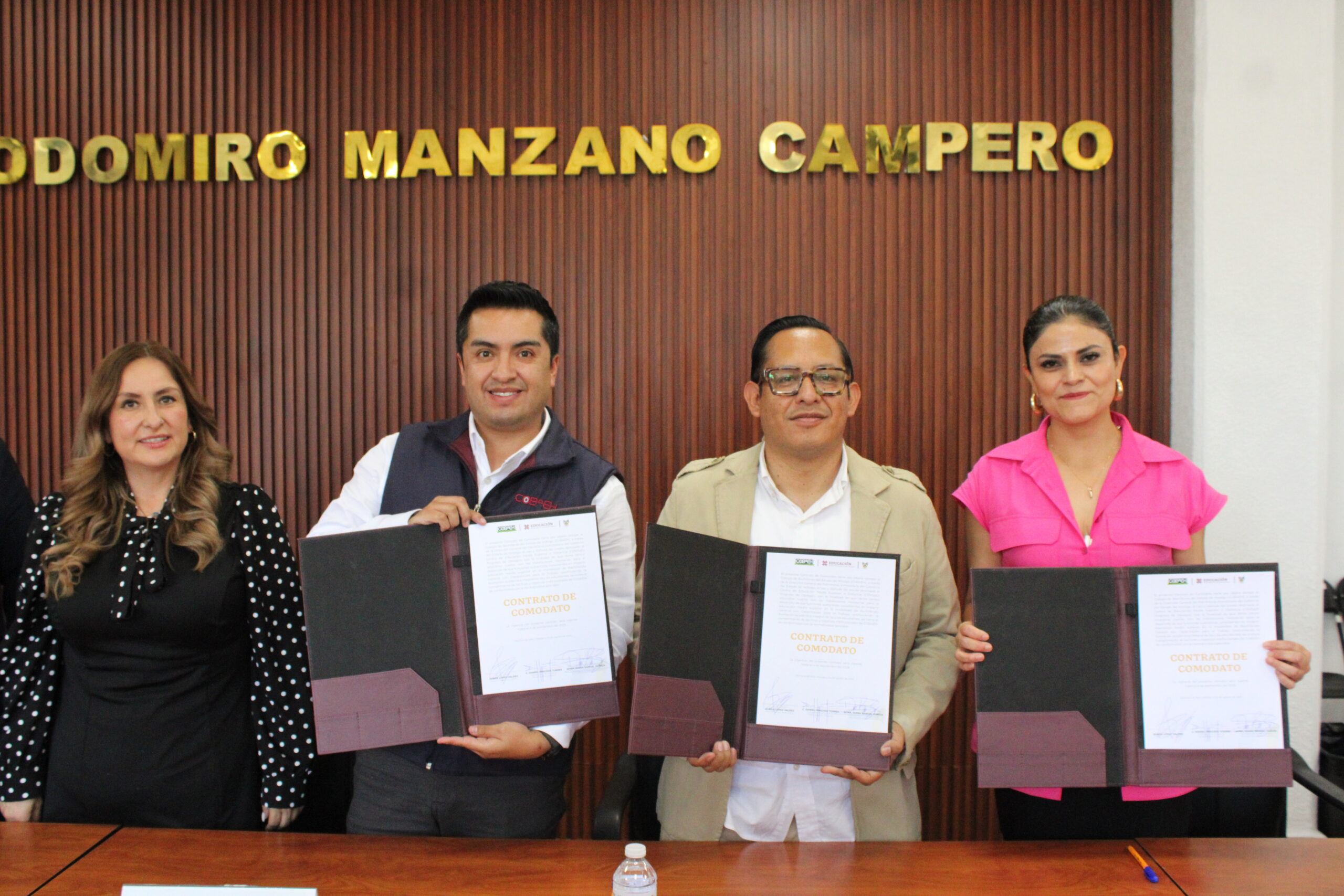 Cobaeh fortalece infraestructura educativa en Progreso de Obregón