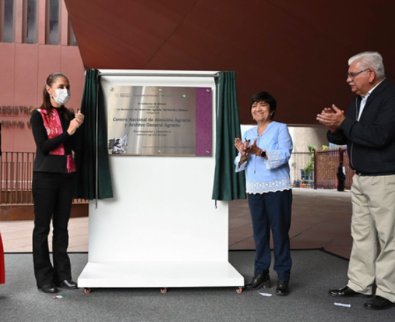 Inauguran el Centro Nacional de Atención Agraria y Archivo General Agrario