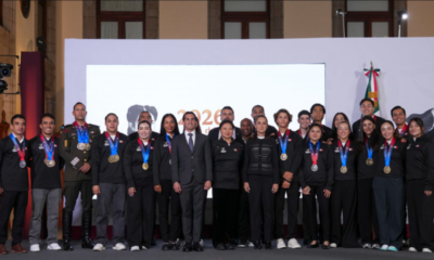 México reconoce hazaña histórica de atletas y anuncia aumento de becas deportivas