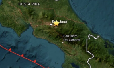 Dos sismos consecutivos sacuden Costa Rica; no se reportan víctimas ni daños