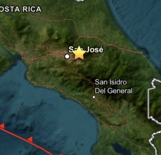 Dos sismos consecutivos sacuden Costa Rica; no se reportan víctimas ni daños