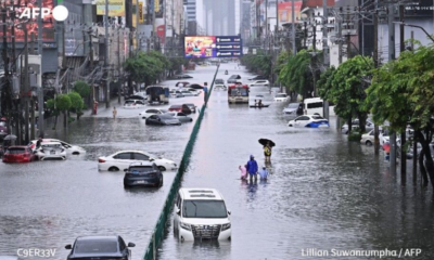 Bangkok declara estado de desastre tras intensas lluvias e inundaciones
