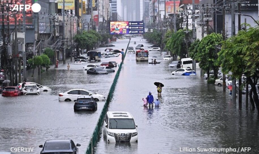 Bangkok declara estado de desastre tras intensas lluvias e inundaciones