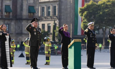 Sheinbaum encabeza homenaje a víctimas de los sismos de 1985 y 2017