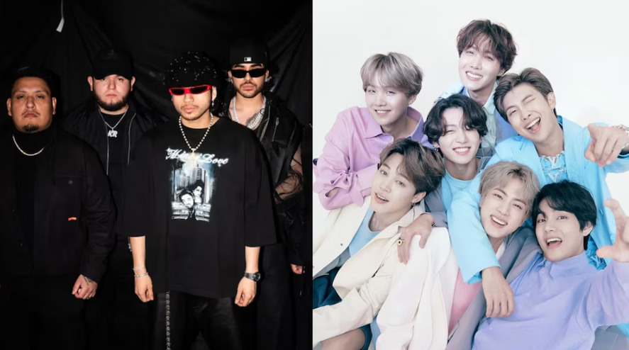 Fuerza Regida y BTS desatan rumores de colaboración tras encuentro en Los Ángeles