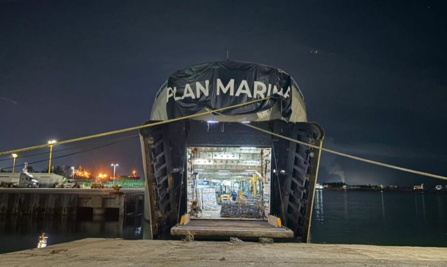Marina envía apoyos a Baja California Sur para atender a población afectada por el huracán “Polo”