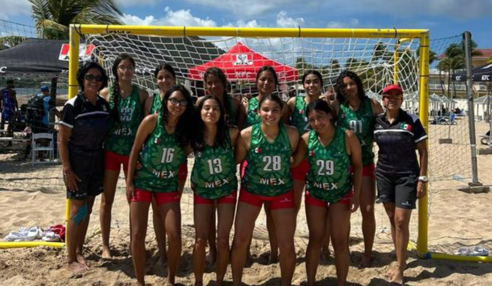 México asegura su presencia en handball de playa femenil en Dakar 2026