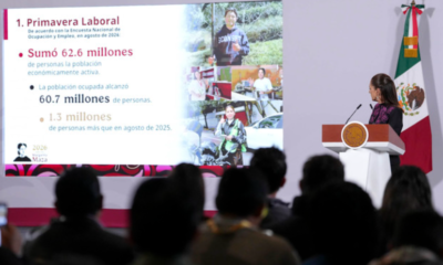México registra 1.3 millones de nuevos empleos y avanza en la transformación laboral