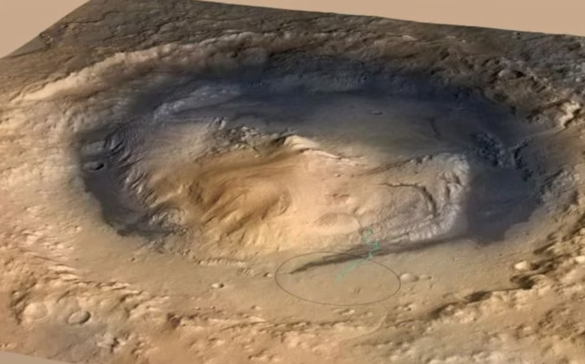 Rover Curiosity detecta misteriosas depresiones en la superficie de Marte