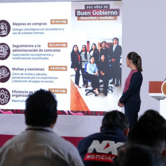 Secretaría Anticorrupción y Buen Gobierno genera ahorros por 83.8 mil millones de pesos en dos años