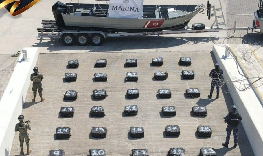Semar fortalece operaciones marítimas y reporta incremento en aseguramiento de presunta cocaína
