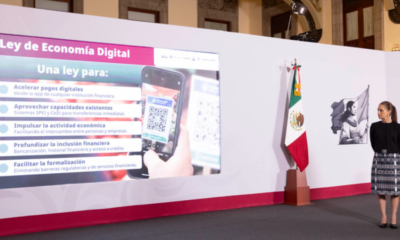 Sheinbaum destaca nueva Ley de Economía Digital para impulsar pagos electrónicos y simplificar trámites