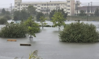 Tifón Dujuan deja cinco muertos y provoca lluvias récord e inundaciones en Japón