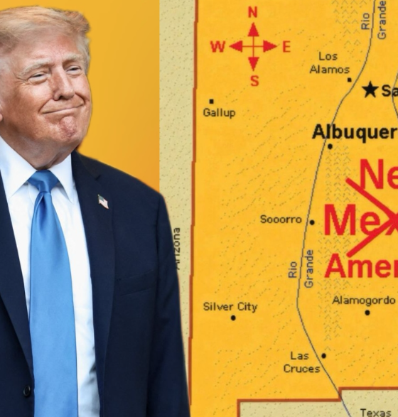 Trump genera polémica tras publicar imagen de Nuevo México con la palabra “México” tachada
