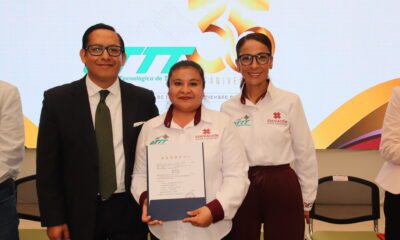 UT de Tula-Tepeji reconoce trayectoria académica y laboral en su 35 aniversario