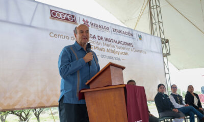 Natividad Castrejón entregó nuevos espacios educativos en beneficio de estudiantes de Alfajayucan