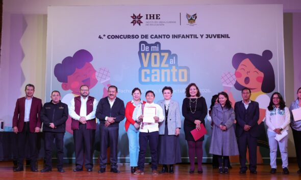 Premia SEPH el talento estudiantil en el 4.º Concurso de Canto “De mi Voz al Canto”