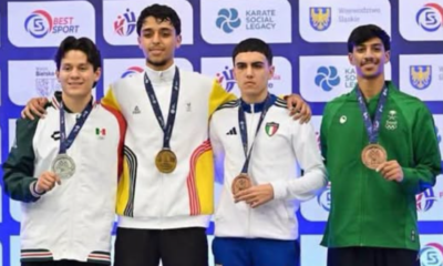 Daniel Alejandro Cruz conquista plata en el Mundial Juvenil de Karate en Polonia