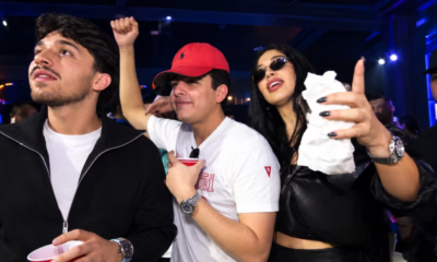 Emma Coronel y Roberto Tapia coinciden con influencers en una fiesta en Los Ángeles
