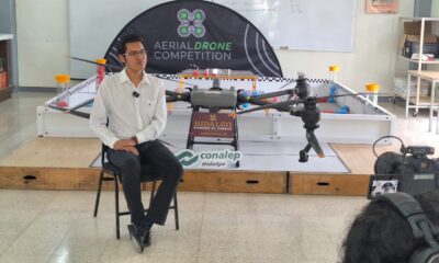 Estudiante de Conalep Hidalgo desarrolla dron para apoyar la reforestación