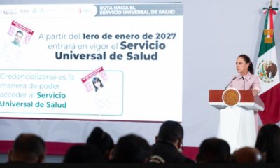 Iniciará en enero de 2027 la apertura de 12 mil 750 consultorios del Servicio Universal de Salud