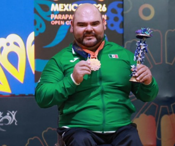 Jesús Castillo conquista bronce en el Parapan American Open Championships de Para Powerlifting