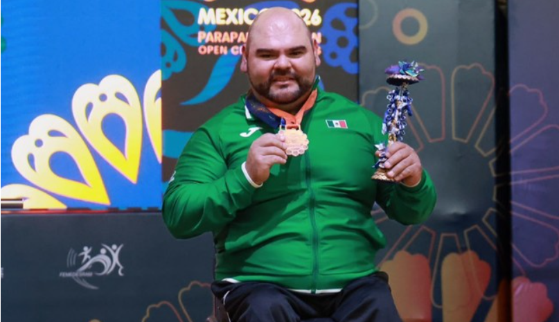 Jesús Castillo conquista bronce en el Parapan American Open Championships de Para Powerlifting