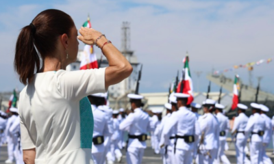 Reconoce Sheinbaum lealtad y patriotismo de las Fuerzas Armadas en aniversario de la Armada de México