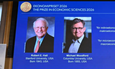 Robert E. Hall y Michael Woodford ganan el Nobel de Economía 2026