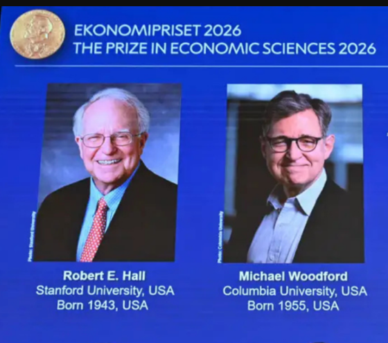 Robert E. Hall y Michael Woodford ganan el Nobel de Economía 2026