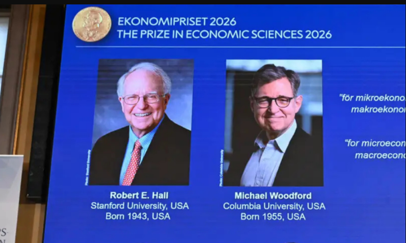 Robert E. Hall y Michael Woodford ganan el Nobel de Economía 2026