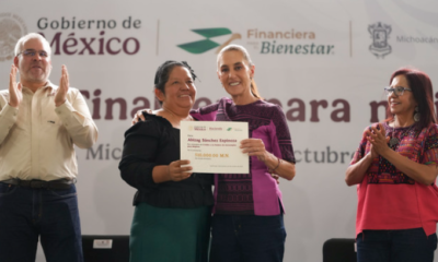 Sheinbaum cumple meta de 56 mil 500 créditos para mujeres emprendedoras