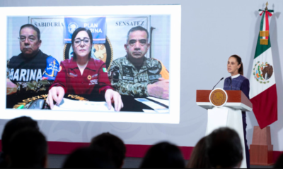 Sheinbaum mantiene apoyo federal ante afectaciones por los huracanes Simon y Rachel